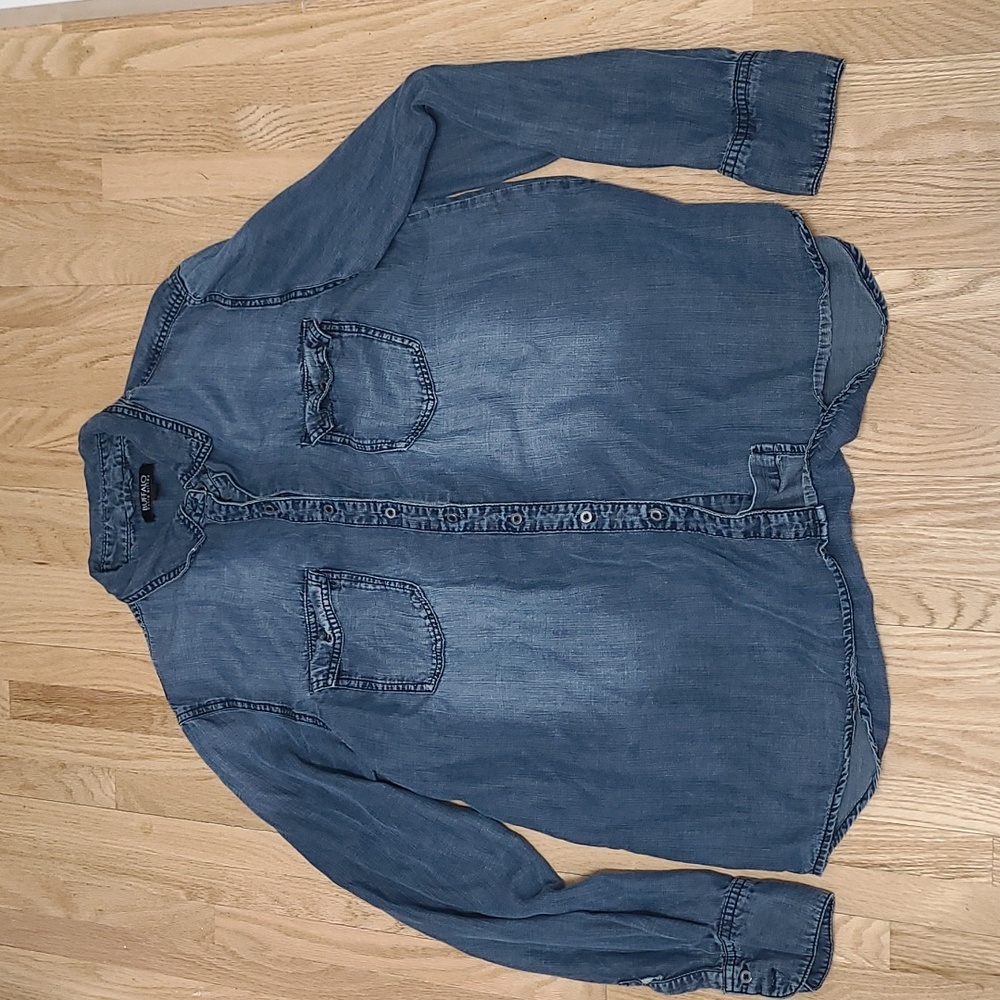 Chambray button down